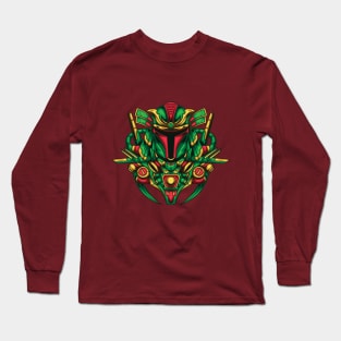 Green Galaxy Warrior Long Sleeve T-Shirt